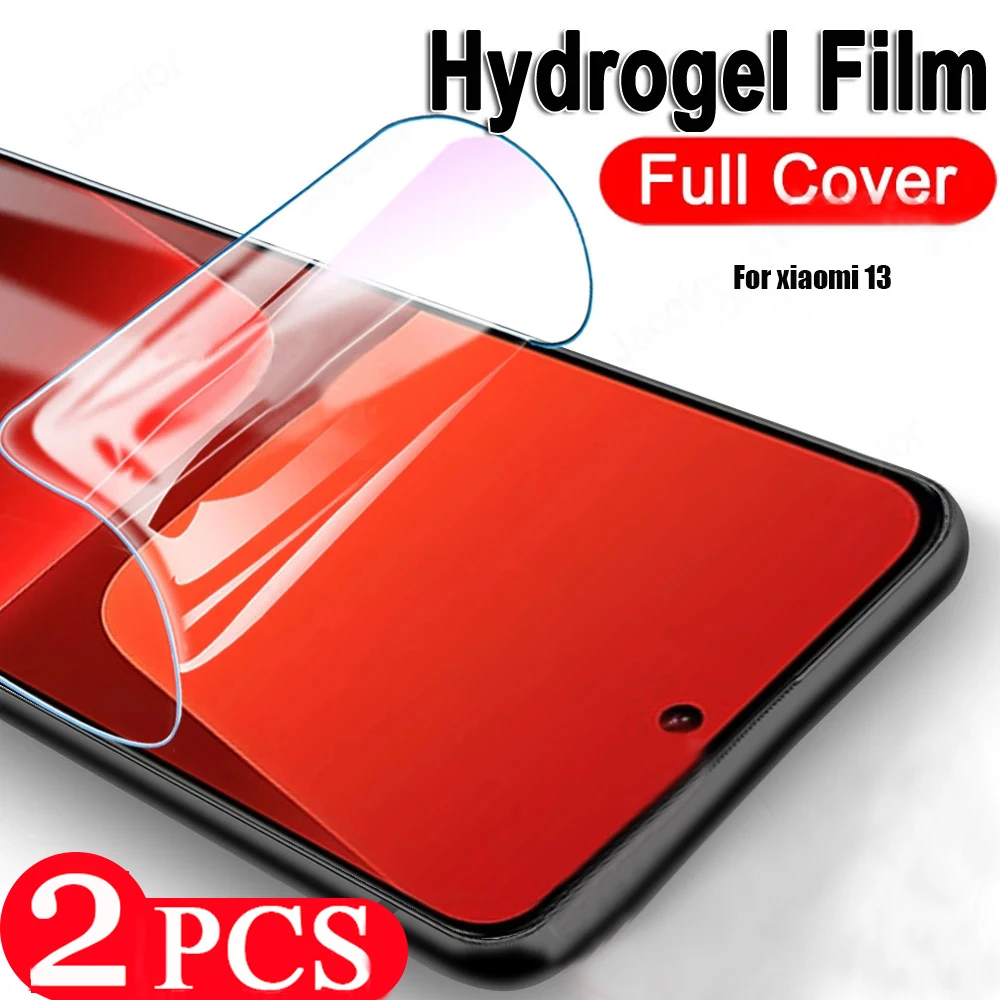 

2Pcs 9D Hydrogel film for xiaomi 10 11 Ultra 12 lite NE 13 pro 12s 12x 11i 11x 10s 12T 11T 10T Not Glass phone screen protector