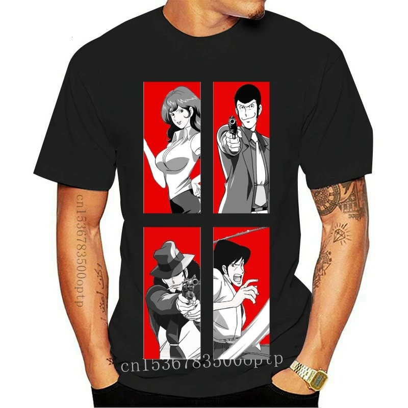 

New T-Shirt Lupin Iii Lupin The Third Cardboard Years 80-Myth - 1-S-M-L - Xl Summer O Neck Tops Tee Shirt