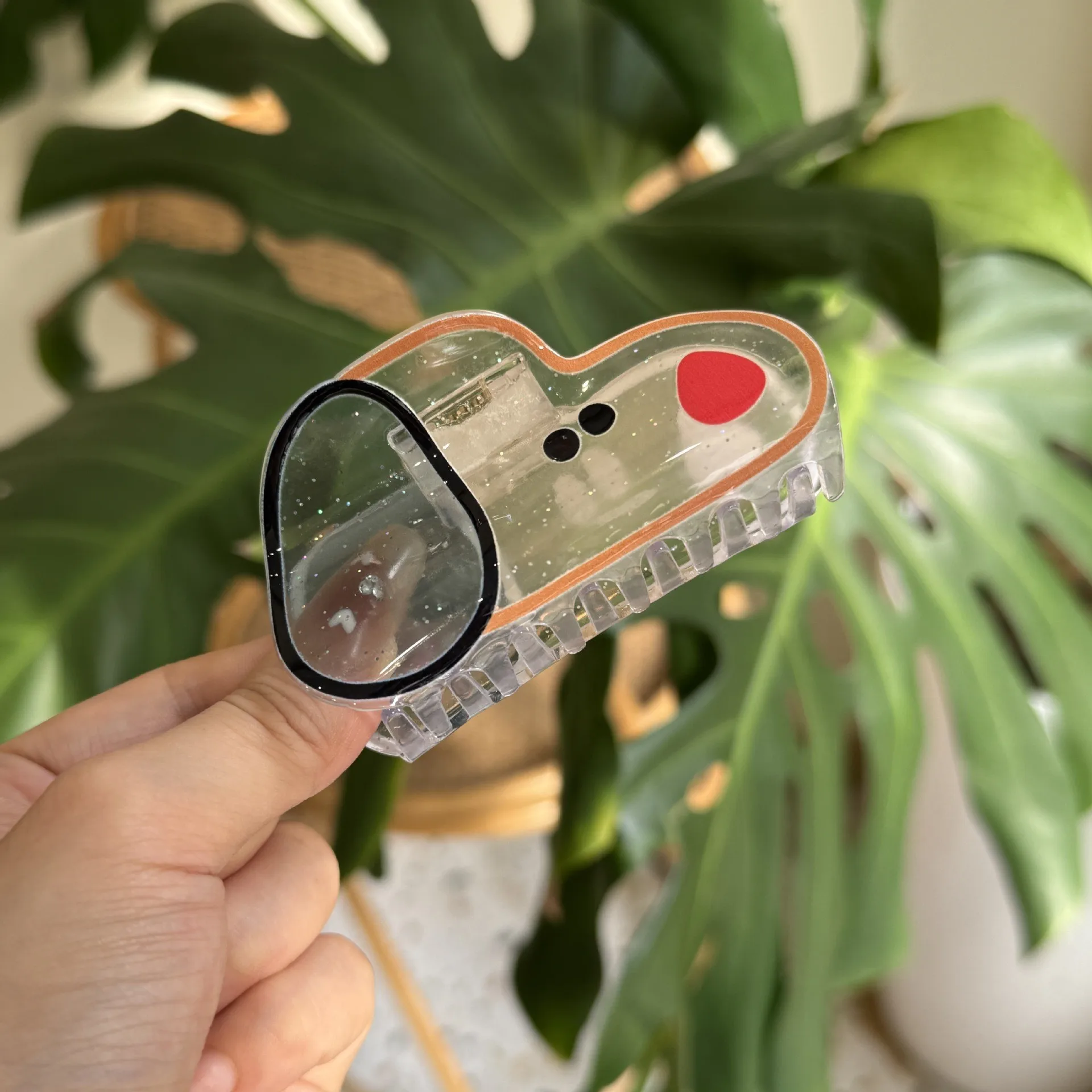 Новые милые и заколки для волос собак акриловый материал мультяшный прозрачный