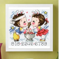 cross stitch set chinese cross stitch kit embroidery needlework craft packages cotton fabric floss new designs embroideryg4137