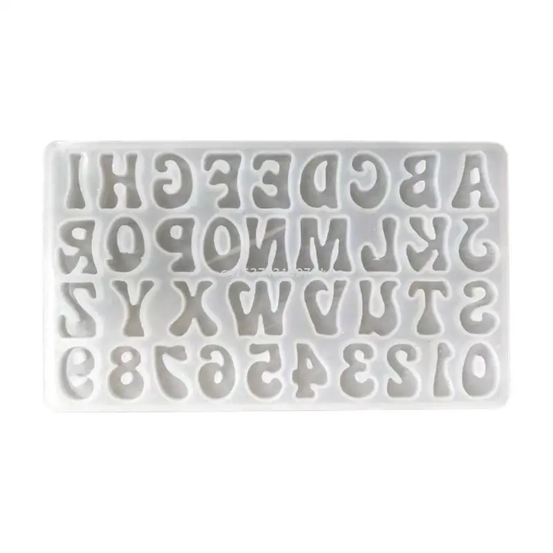 

Letter Resin Casting Molds DIY Alphabet Number Casting Mold Jewelry Craft Making Tools for Making Hanging Ornaments