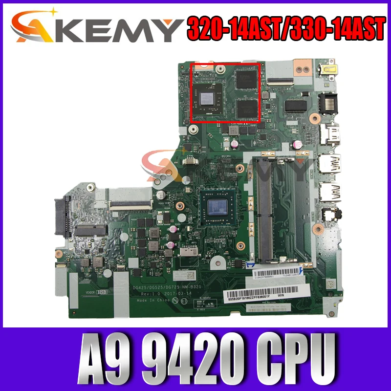 

Фонарь для Lenovo 320-14AST /330-14AST Ideapad материнская плата A9 9420 R17MM1 2G фонарь фонарик DDR4 FRU 5B20P19166 100% полностью протестирован
