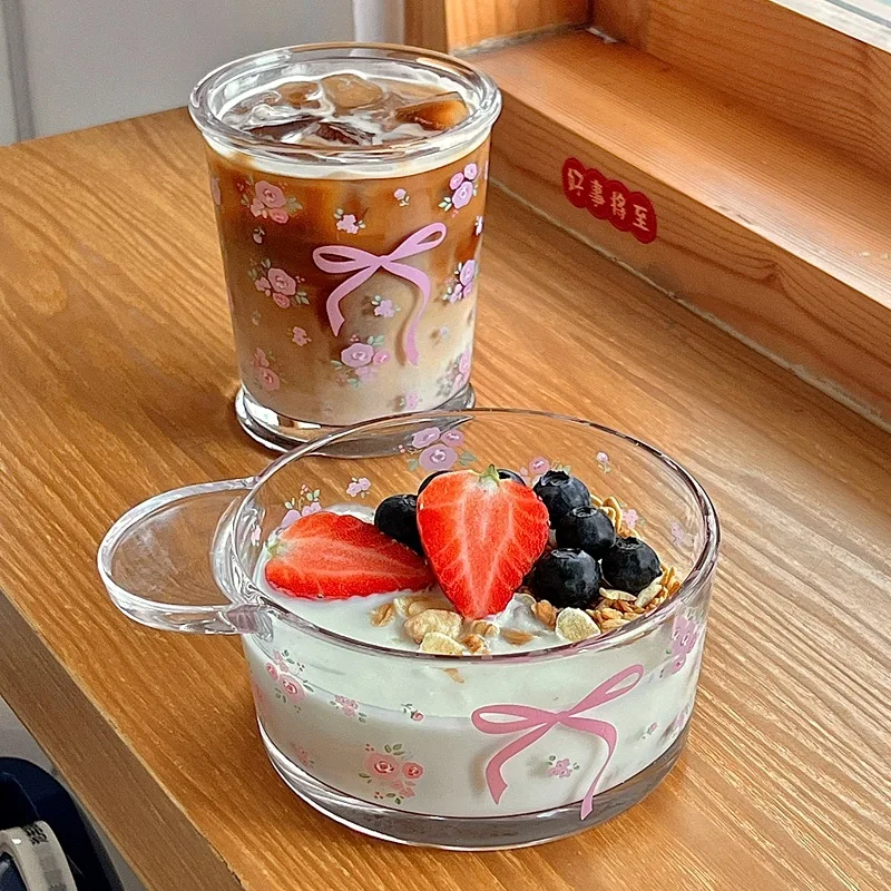 Оригинальная стеклянная чашка в форме французской розы с ароматизированными