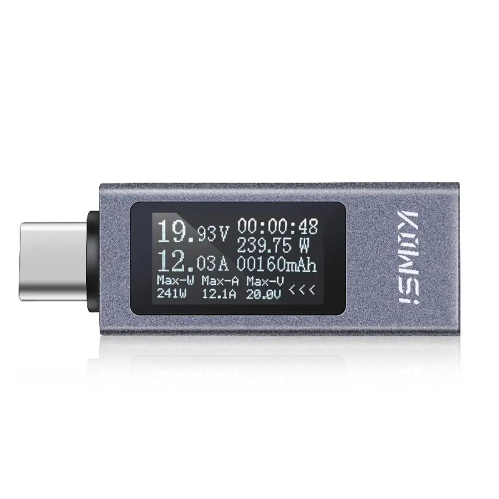 Цифровой USB-тестер емкости и напряжения тока для аккумуляторов
