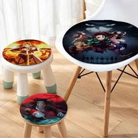 demon slayer round chair mat soft pad seat cushion for dining patio home office indoor outdoor garden chair mat pad