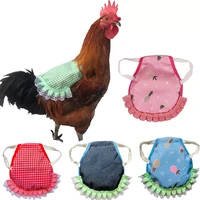 chicken saddle with elastic straps adjustable cotton hens aprons back wing feather protection decoration presents