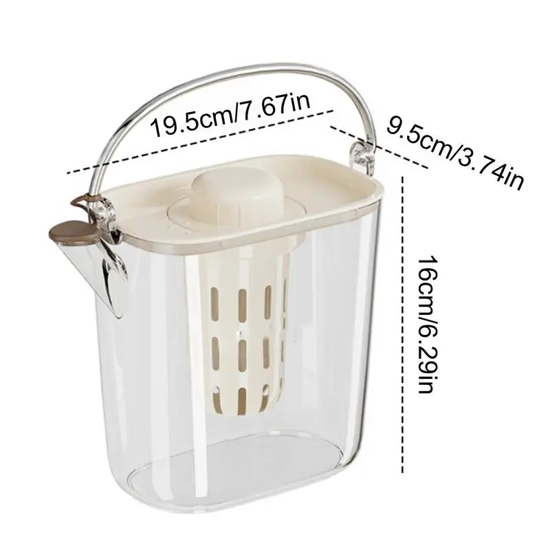 Кувшин для холодной воды кувшин напитков с ручкой Лемонда чая холодного