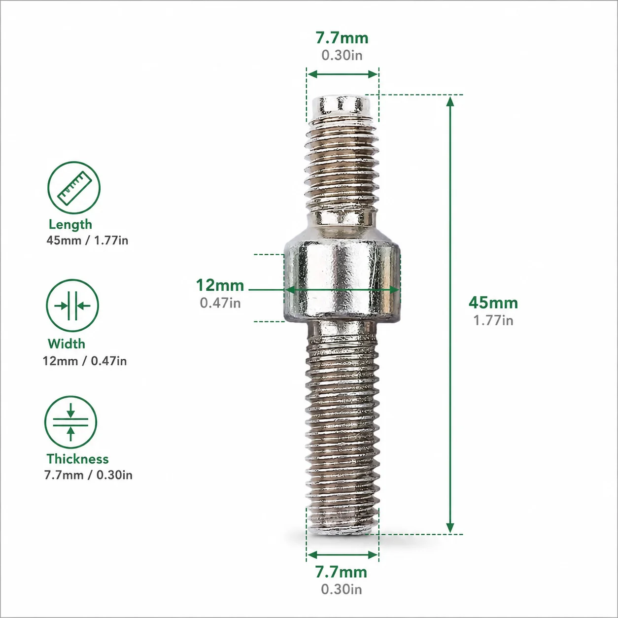 Комплект гаек и шпилек для шины бензопилы Stihl 042 044 046 066 MS440 MS460 MS461 MS650 MS660 038 064 024 026 MS260, OEM 0000-953-6605, запчасти для бензопил (art.: 3920db0ebf4a6) - 3920db0ebf4a6