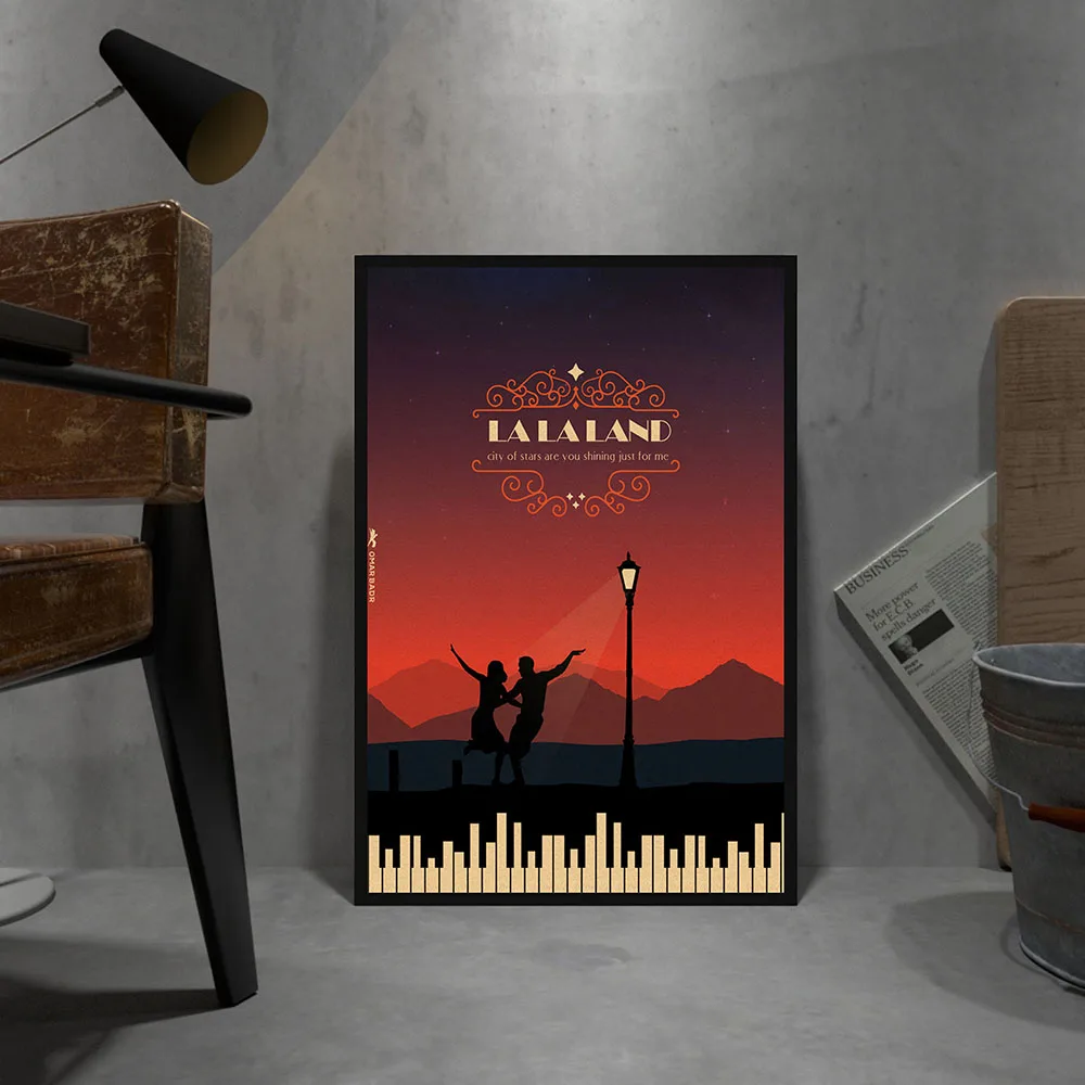 Настенный декор La Land ретро постер винтажный художественная крафт-бумага