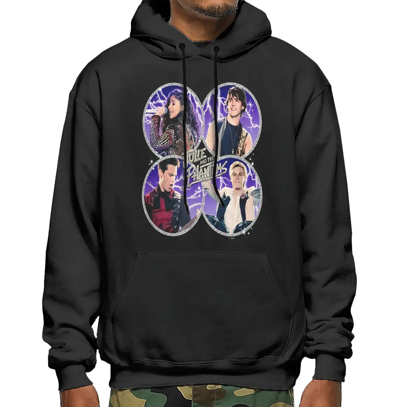 

Julie And The Phantoms Circle Portraits Sweatshirts Hoodies Women's Tracksuit Men's Hoodies Gothic Clothes Hooded Zip-Up Sweat