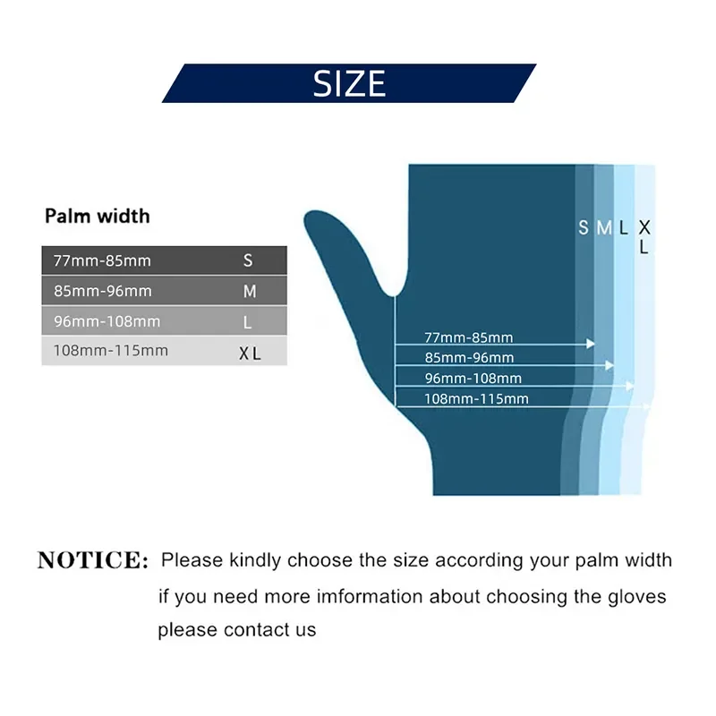 

2023 100pcs Nitrile Gloves Kitchen Disposable Latex Gloves Powder-free Gloves For Household Kitchen Laboratory Garden Cleaning G