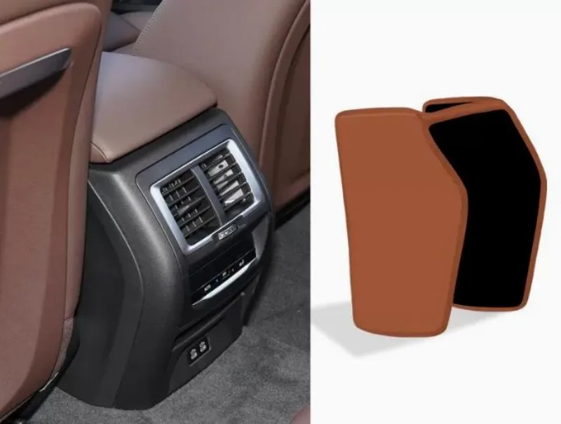 

Для BMW X3 G01 2018 2019 2020 2021 2022 2023 Автомобильный коврик для подлокотника, противоударная накладка из микрофибры, кожаный защитный чехол, аксессуары