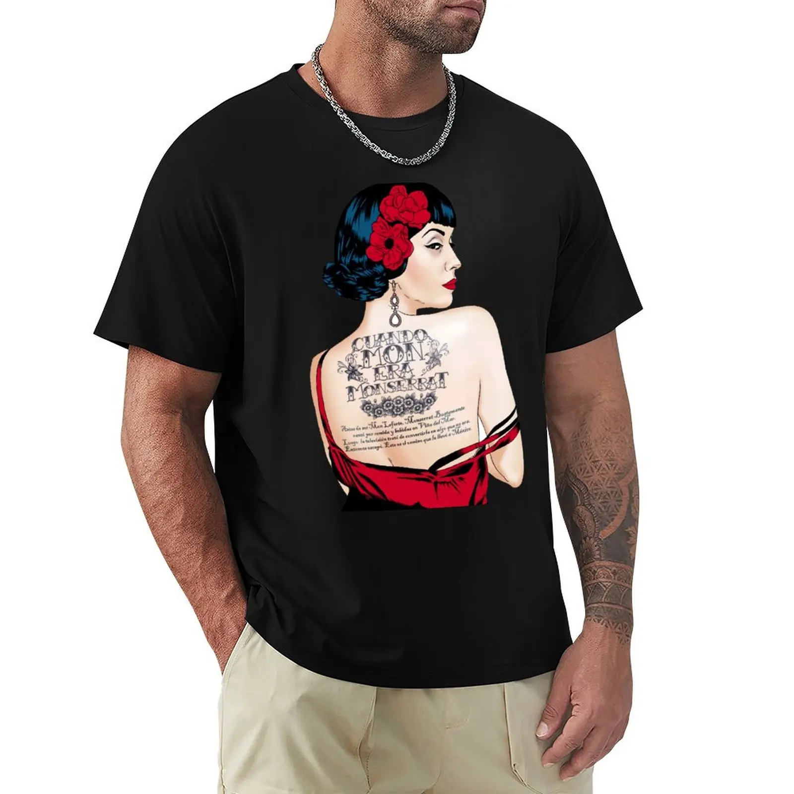 Мужская футболка с графическим рисунком Mon Laferte