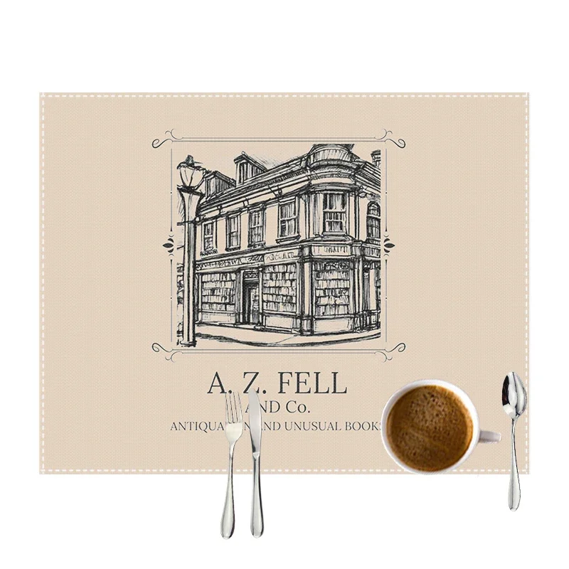 Коврики для стола с неошиваемым принтом Хорошие знамения льняная подставка