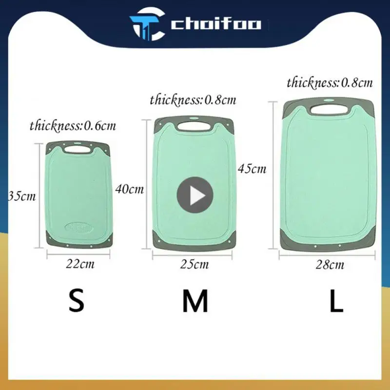 

5/8/10PCS Thickened Cutting Board Hanging Antibacterial Meat Chopping Board Non-toxic Wheat Straw Kitchen Accessory Food-grade
