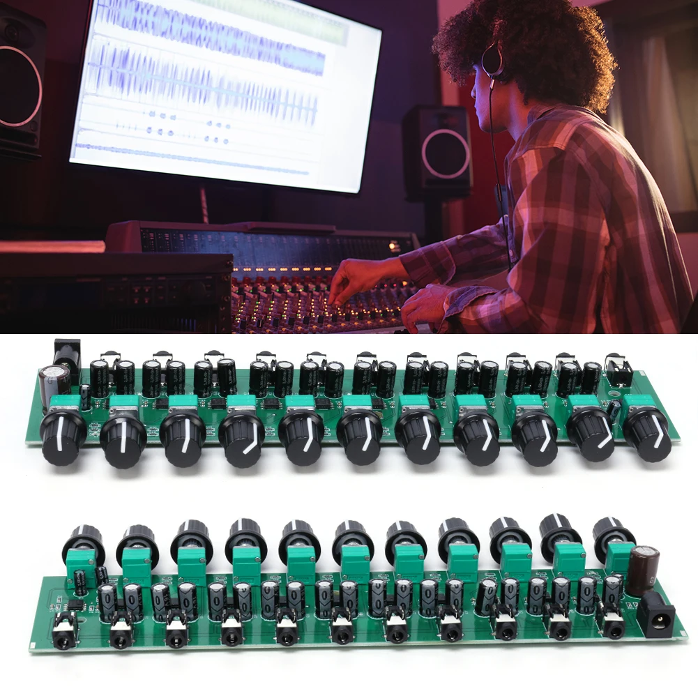 

Усилитель для наушников, 1-10 дюймов, 1 вход, 10 выходов