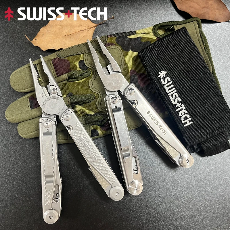 

Swiss Tech 18 in 1, New Replaceable Pliers, EDC multifunctional Outdoor Portable Pliers