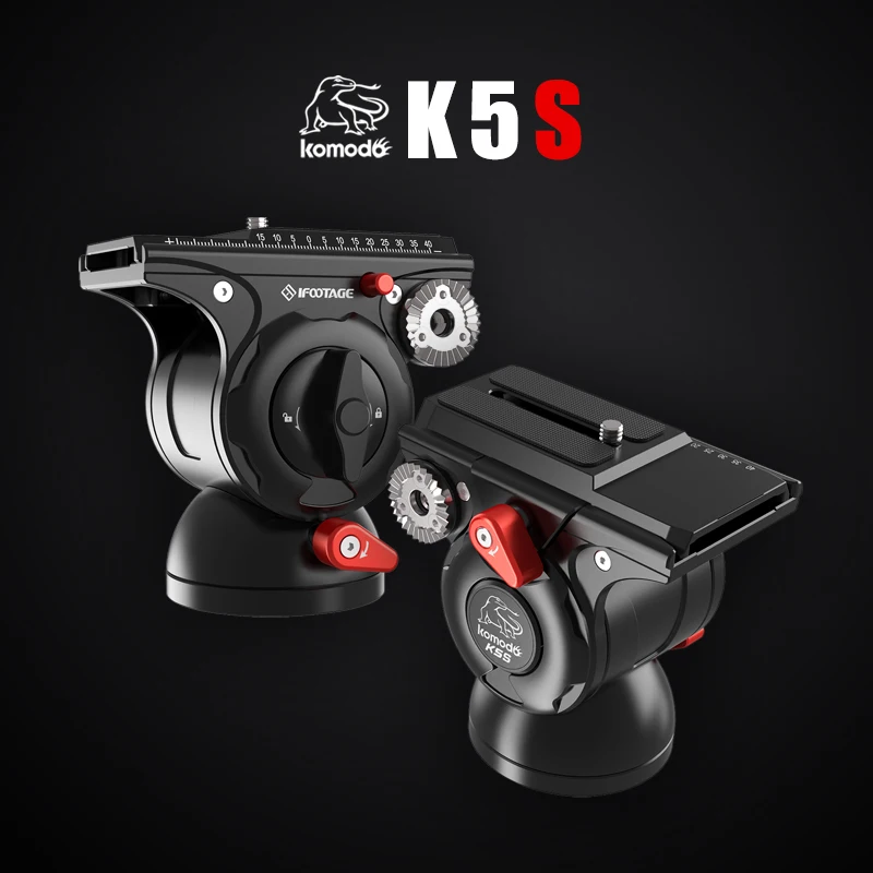 IFootage KOMODO K5S гидравлическая панорама наклон быстросъемная Жидкостная головка