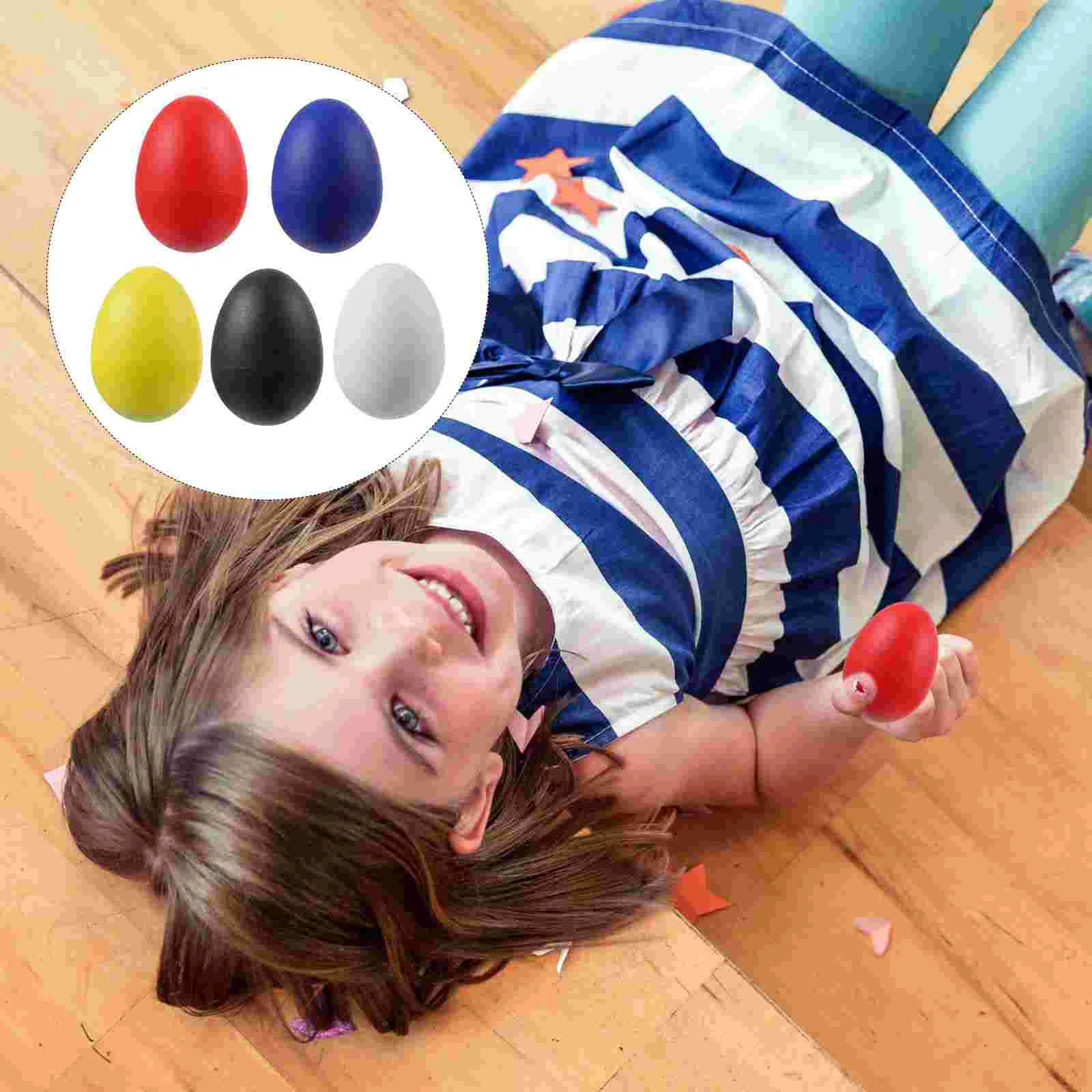 

10pcs Percussion Musical Toy Plastic Sound Egg Musical Instrument for Children