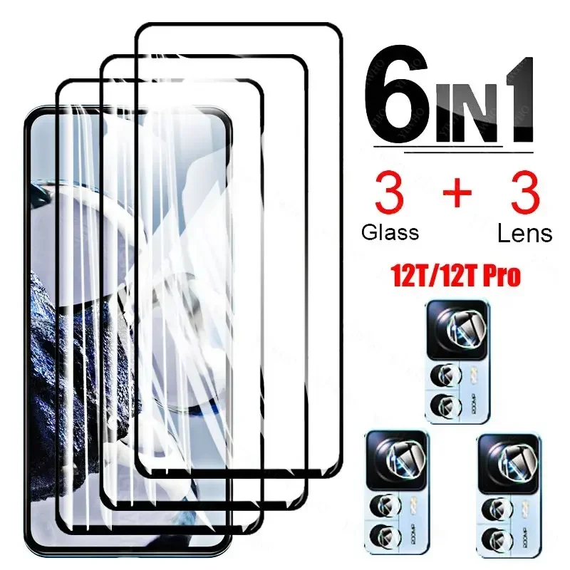 

Защитное стекло для Xiaomi 12 T Pro, закаленное стекло для объектива камеры Xiaomi 12 T Pro 12 T Pro