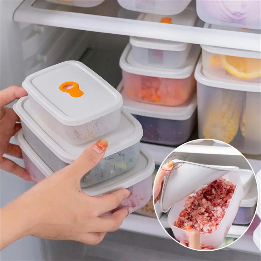 

Microwave Heating Fresh-keeping Box PP Frozen Meat Special Box Covered Multifunctional Heating Lunch Boxes Practical Lunch Box