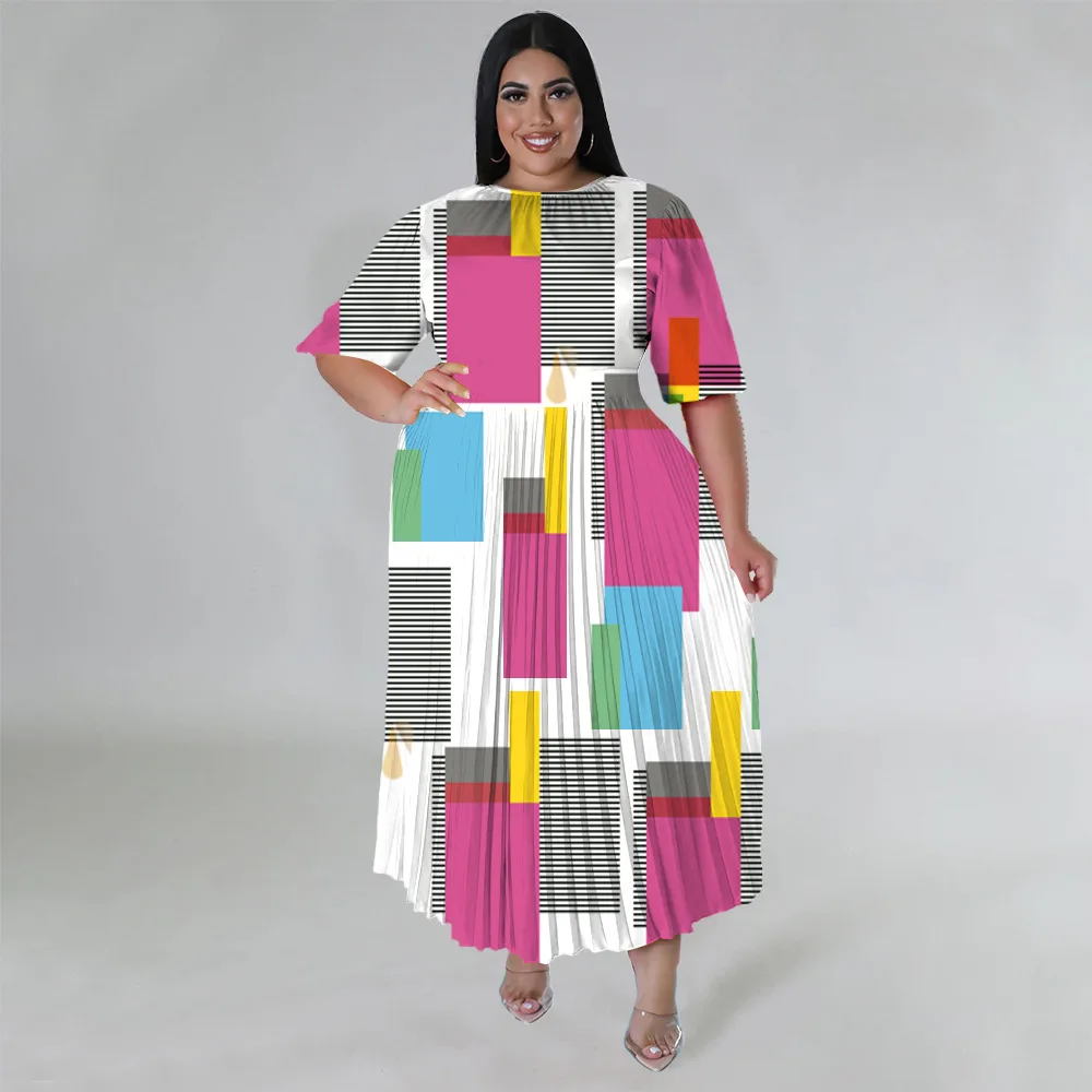 

Платье-Макси женское летнее/осеннее, 3XL/4XL