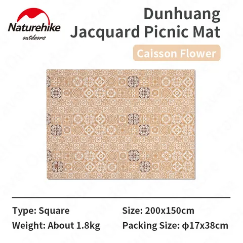 Naturehike Dunhuang квадратный коврик для пикника 200x150 см