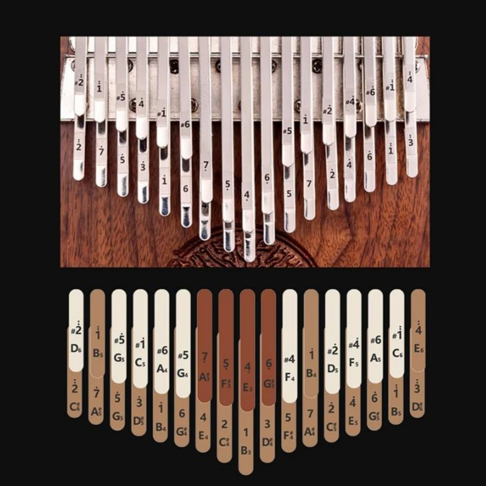 

34 Key Kalimba Thumb Piano B Tuned Black Walnut With Pickup Bag Musical Gift Set Musical Instruments For Performance Party