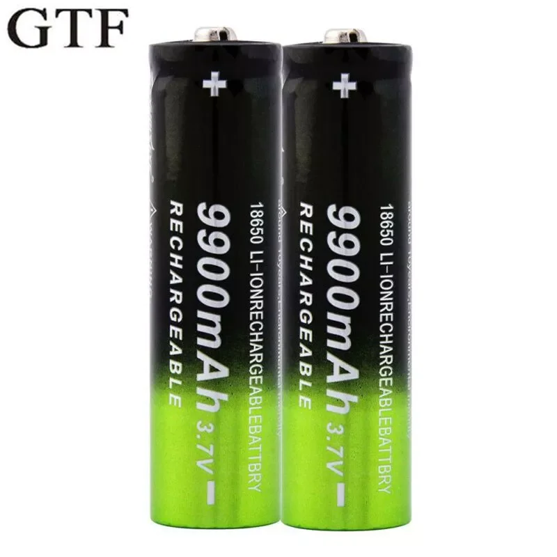 

NEW2023 Battery for flashlight, gtf, 18650, 3.7v, 9900mah, li-ion, rechargeable, direct upload.