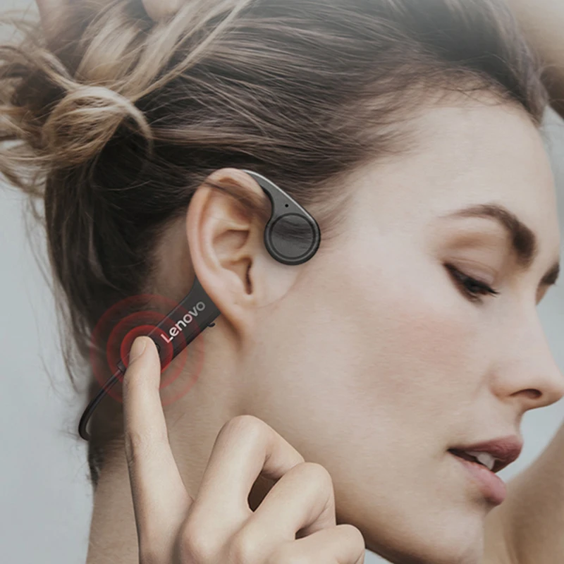 Bluetooth-наушники Lenovo X4 с костной проводимостью водонепроницаемые микрофоном -