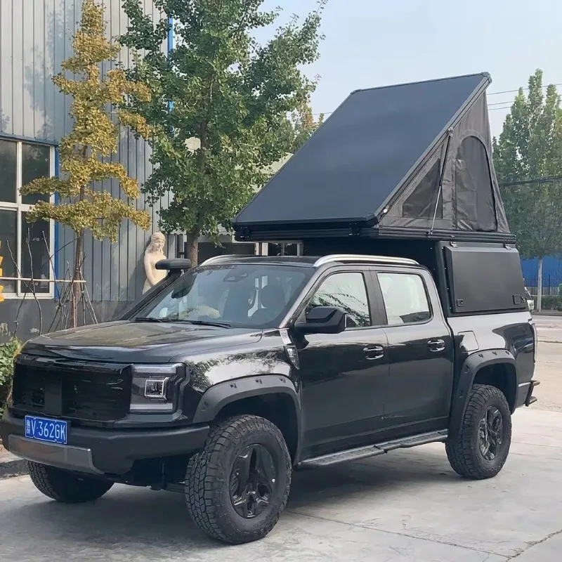 Новая модель палатки на крышу для пикапа 4x4, совместимая с Tundra 2015, Tacoma 4-го поколения, BT 50, Camper Shell (art.: 3920dd21f18af) - 3920dd21f18af