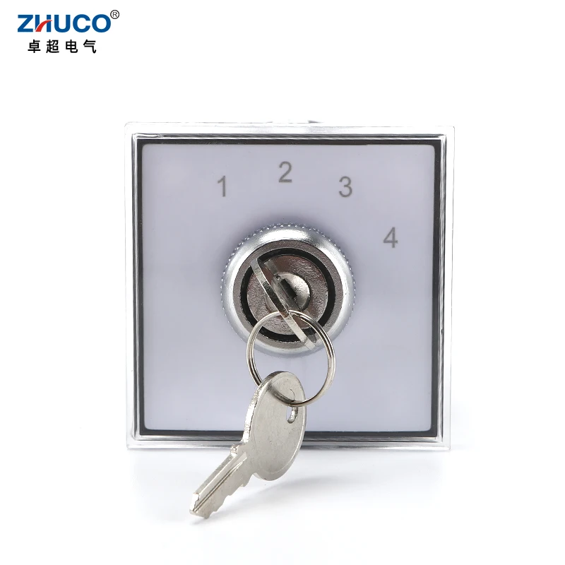 Фото ZHUCO LW6Y-2/C121 5A 4-позиционный 1-2-3-4 12-контактный винт электрический универсальный поворотный переключатель №3