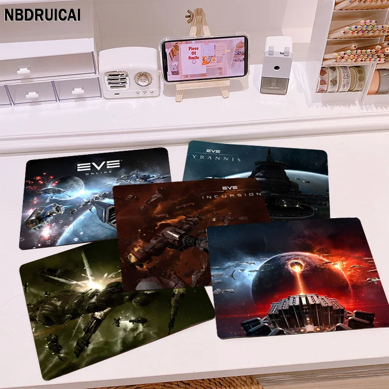 

EVE Online Mousepad Rubber Small Cartoon Anime Gaming Mouse Pad Keyboard Mouse Mats Smooth Company For PC Mouse Carpet