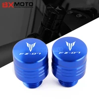 a pair m10 1 25 new motorcycle mirror hole plug screw aluminum universal accessories for yamaha fz 07 2014 2015 2016 2017 2018