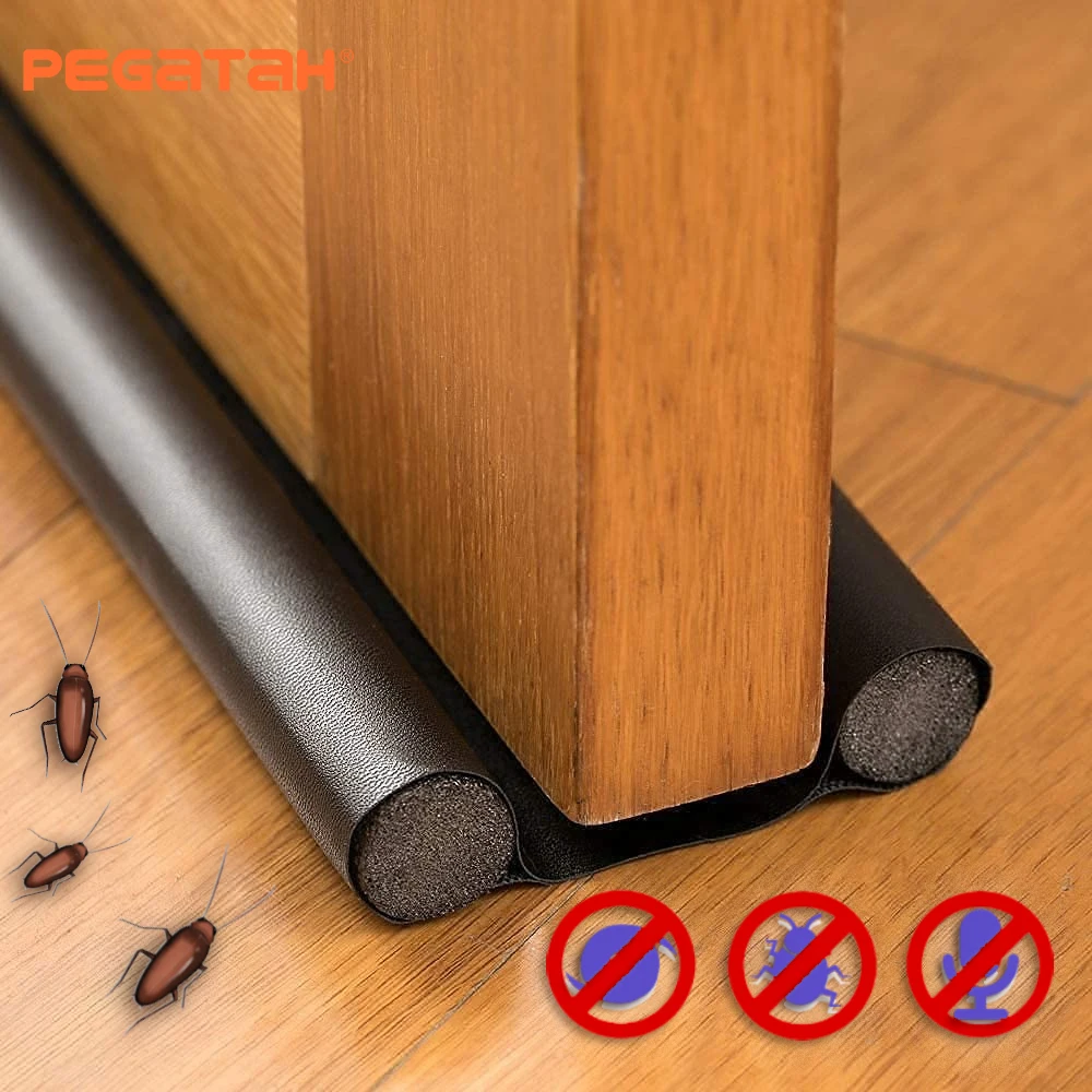 

93*10cm Door Bottoom Seal Strip Windproof Soundproof Dustproof House Acoustic Foam Under Door Sealing Blocker Door Weatherstrip