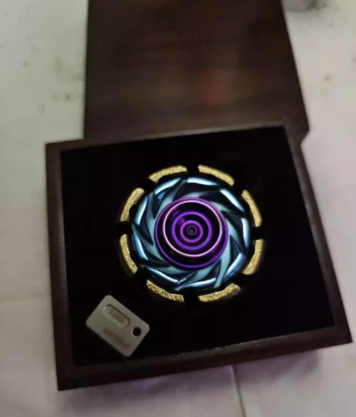 Т-max Лавовая турбина гироскоп из титанового сплава s Золотой EDC на кончик пальца