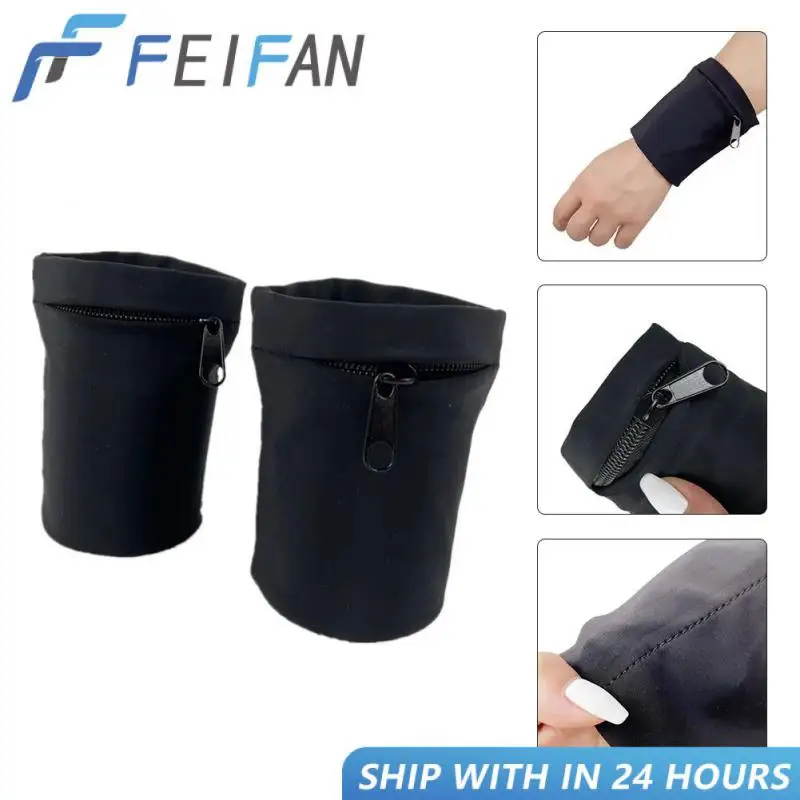 

Sports Wristband Bag Zipper Exercise Wallet Fitness Wristband Bag Breathable Pocket Outdoor Sports Wristband Running Bag