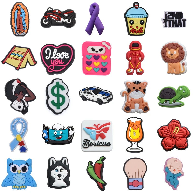 

Gifts Para Pins Boy Shoes Accessories Wholesale Bulk Set Jeans Decorations for Crocs Packs Men Shoe Charms Girl Kids Women Charm