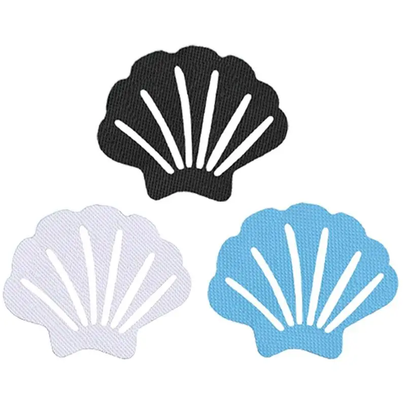 

Adhesive Shower Stickers Anti Slip Grip Strips Bathtub Transparent Seashell Shape Shower Tub Decals For Home Bathroom Gadgets