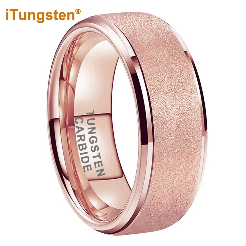 

Кольцо iTungsten из розового золота, 6 мм, 8 мм