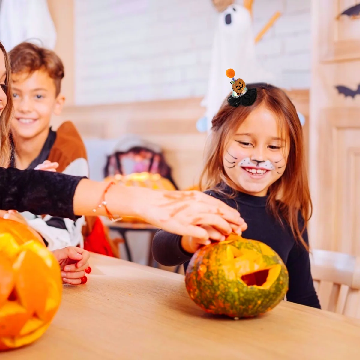 

Hair Clip Headdress Hairpin Accessory Offunny Dead The Gothic Day Glow Spooky Costume Girl Hat Witch Party