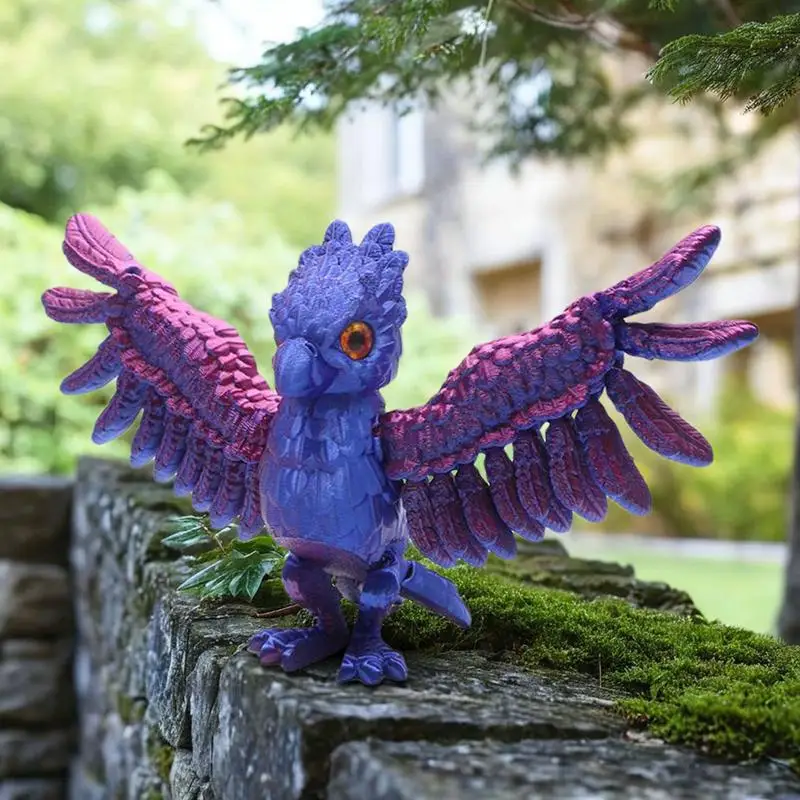 3D Печатный Орл реалистичный скульптура Новинка экшн-фигурки с подвижными