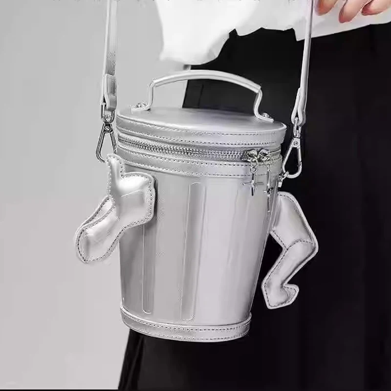 Сумка для мусора из кожи с откидной крышкой косплея