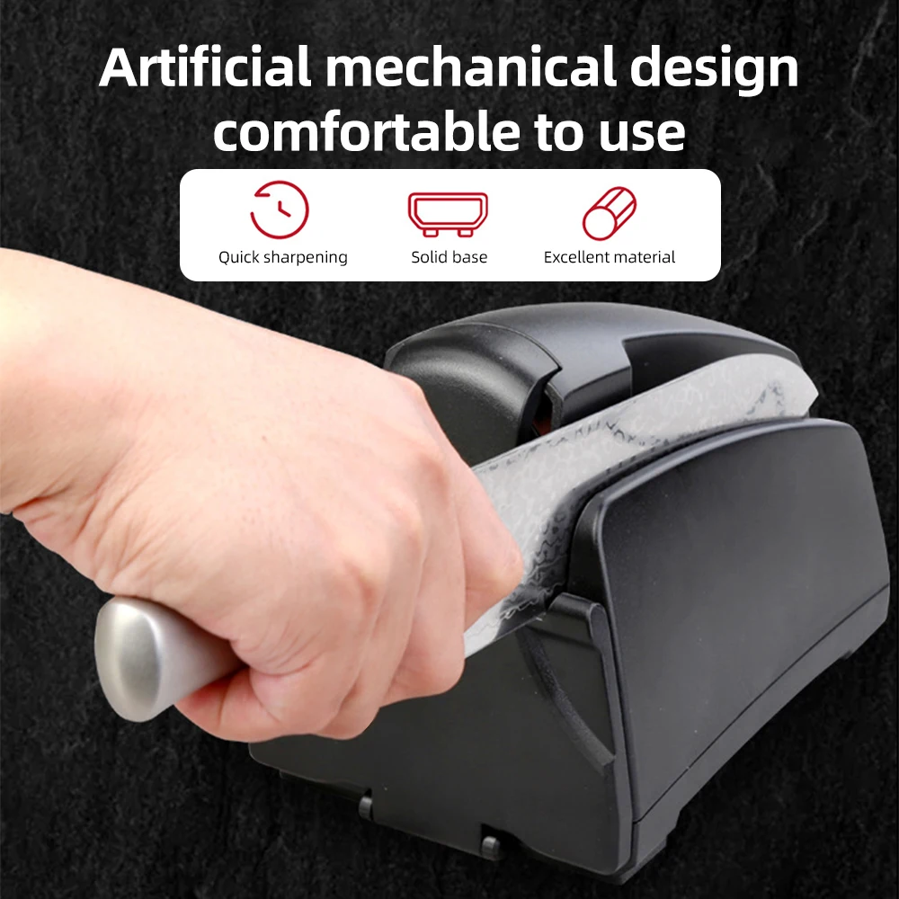 Портативная Автоматическая электрическая точилка для ножей инструмент кухонных