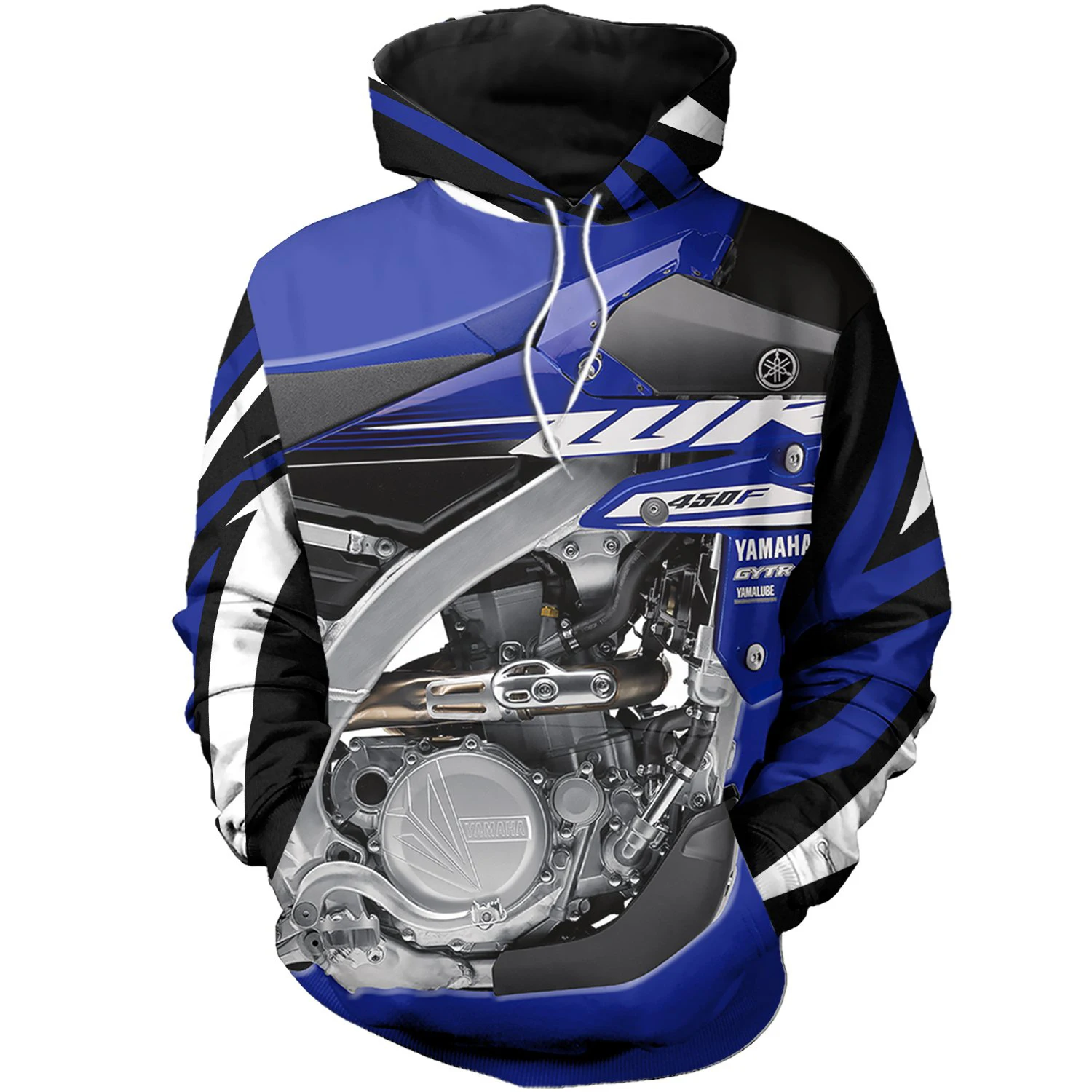 

Новая модная Повседневная Толстовка Yamaha WR450F с 3D принтом, толстовки унисекс, толстовки на молнии для мужчин и женщин, топы