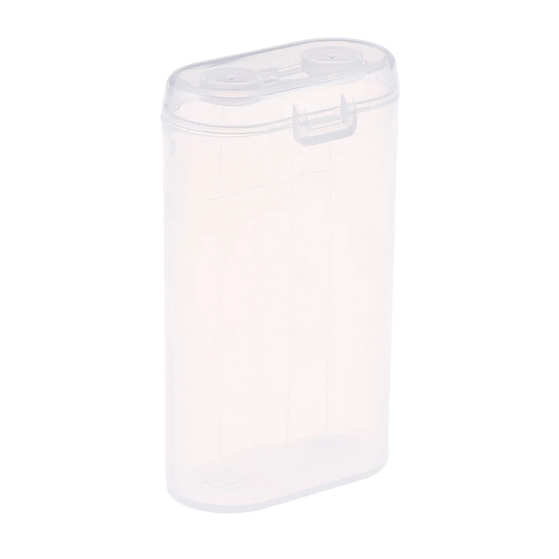 

1PC 18650 Battery Portable Waterproof Clear Holder Storage Box Transparent Plastic Safety Case for 2 Sections 18650 Wholesale