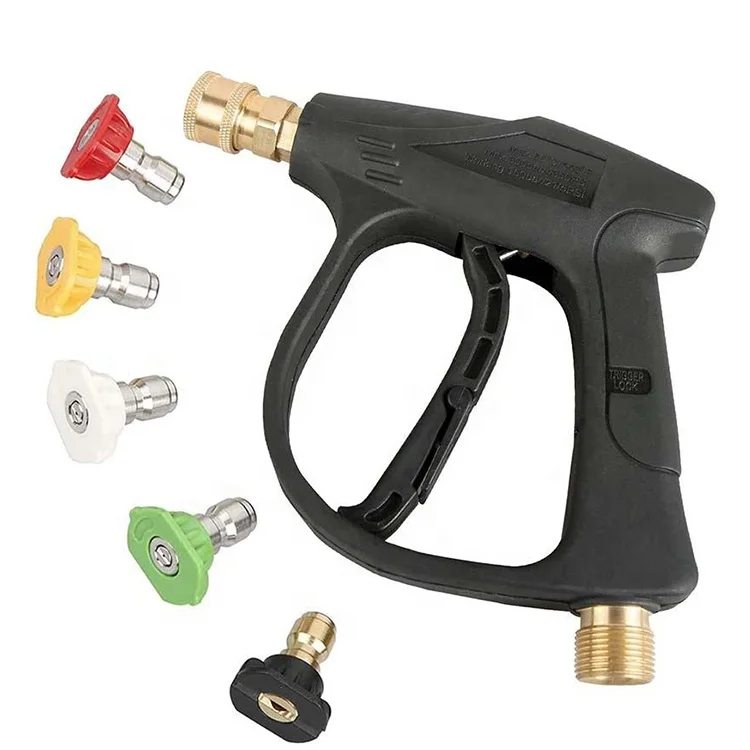 High Pressure Washer Gun 3000 PSI Max With 5 color Quick Con