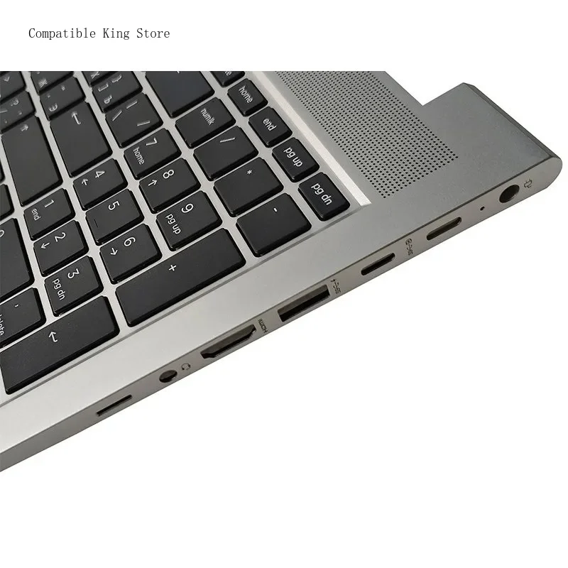 Фото Новая верхняя крышка (палмрест) с клавиатурой для ноутбуков HP Probook 450 G10 ZHAN 66 15 G6, запчасть для компьютера, аксессуар N43875-001 №3