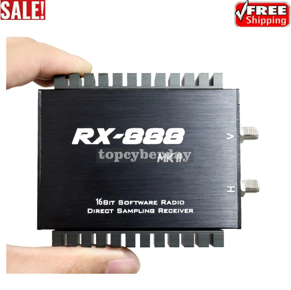 

RX-888 MKII SDR Radio Receiver SDR Ham LTC2208 16Bit ADC Direct Sampling R828D