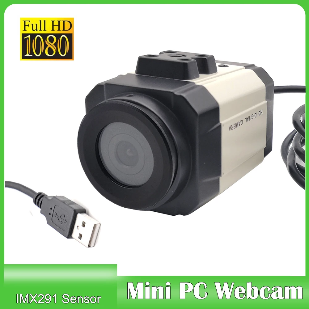 

0.001Lux Starlight Low Illumination HD 1080P USB Camera IMX291 2MP Mini Box PC Webcam For Skype Video Calling Recording